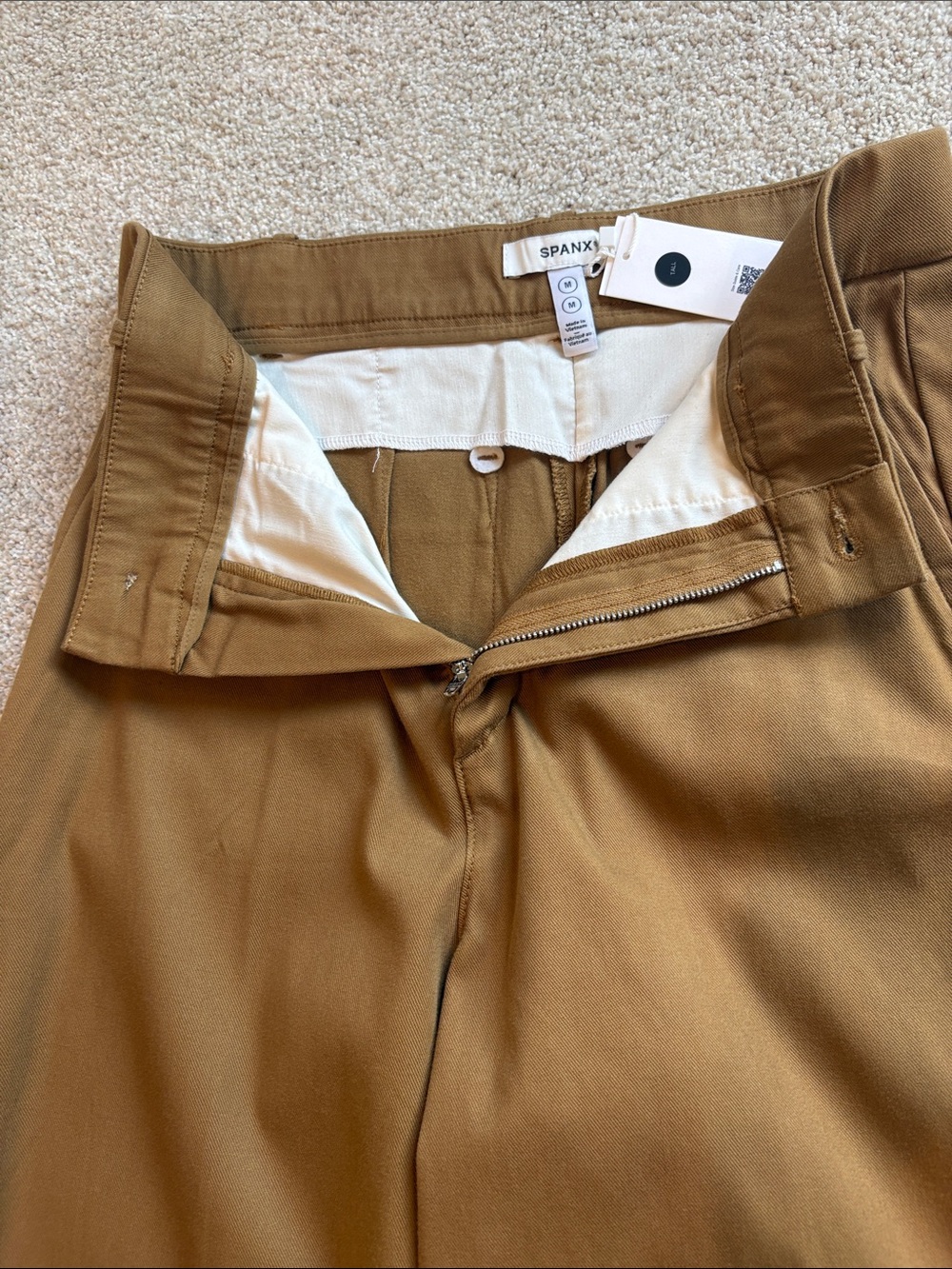 NWT Spanx Stretch Twill Cropped Wide Leg Pants - Picture 5 of 12